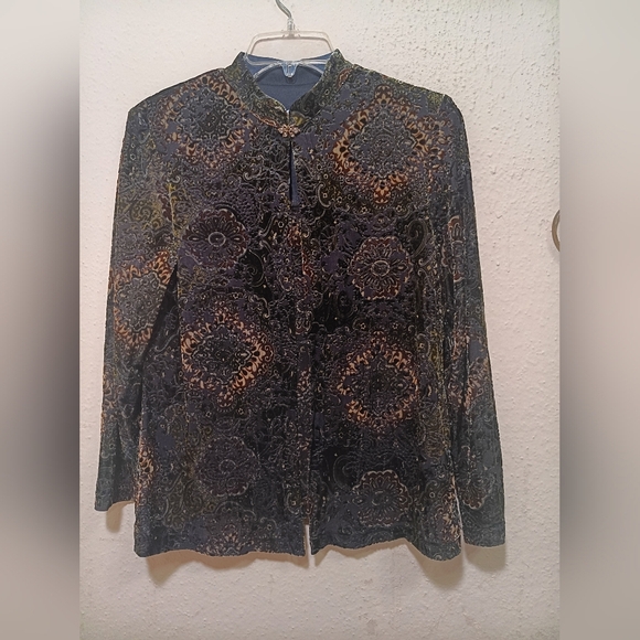 R&M Richards Multicolor Patterned Skirt - Picture 3 of 6